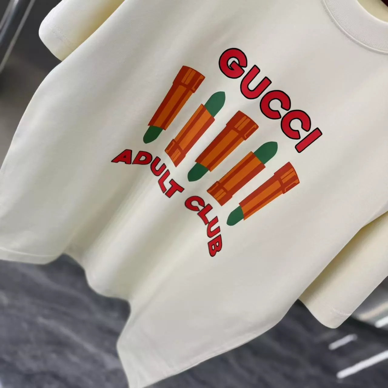 Gucci T-Shirts Short Sleeved For Unisex Resilient 213