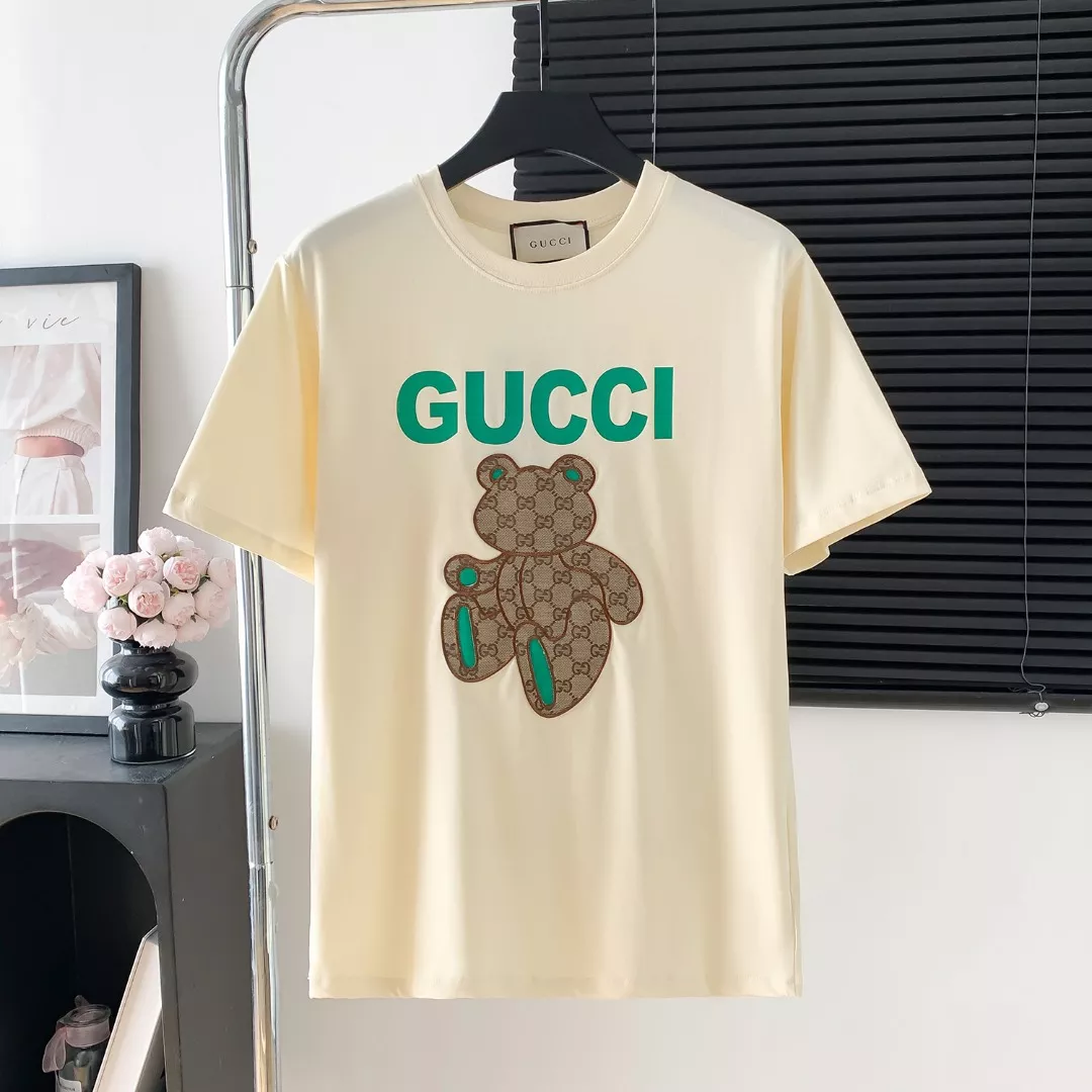 Gucci T-Shirts Short Sleeved For Unisex Sleek 3723