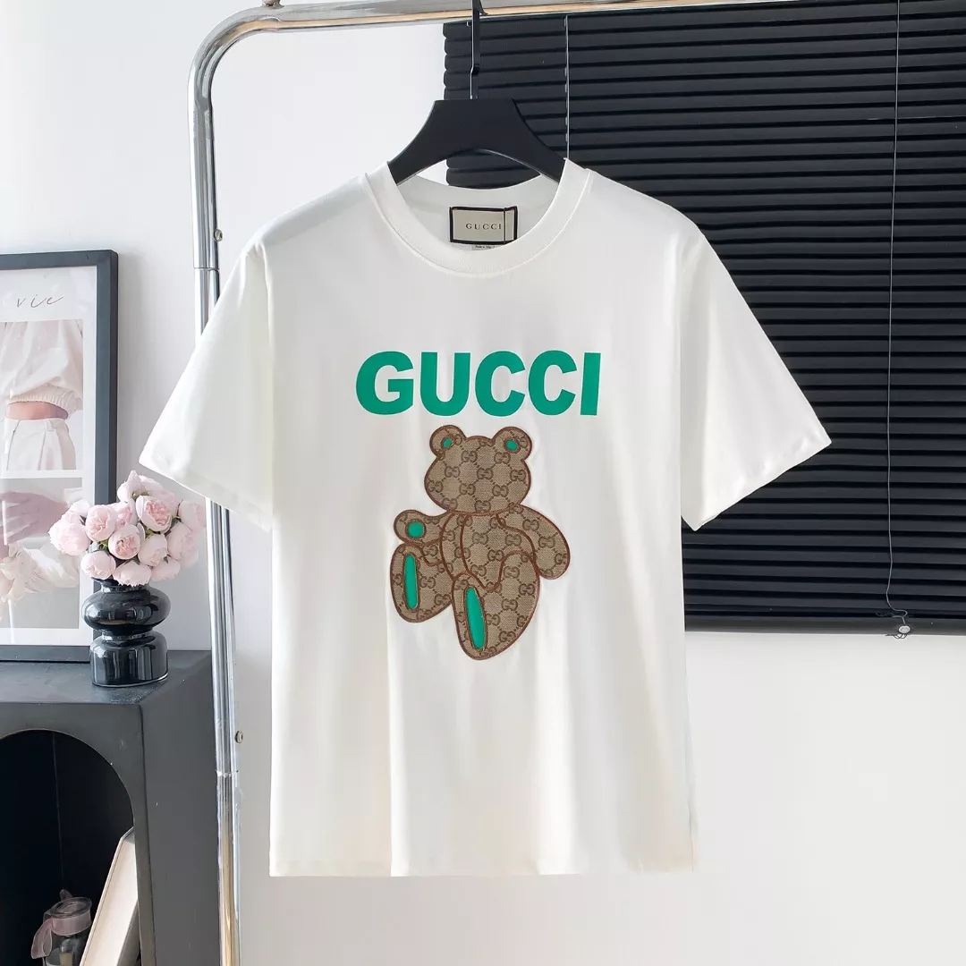 Gucci T-Shirts Short Sleeved For Unisex Soft 4677