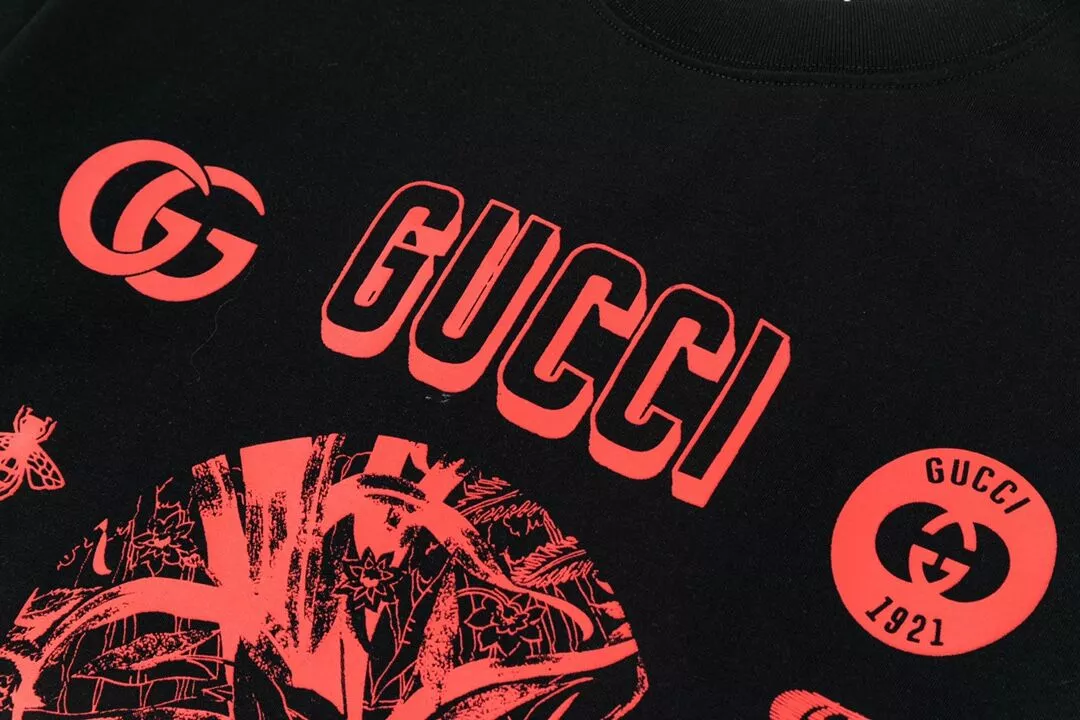 Gucci T-Shirts Short Sleeved For Unisex Unique 7536