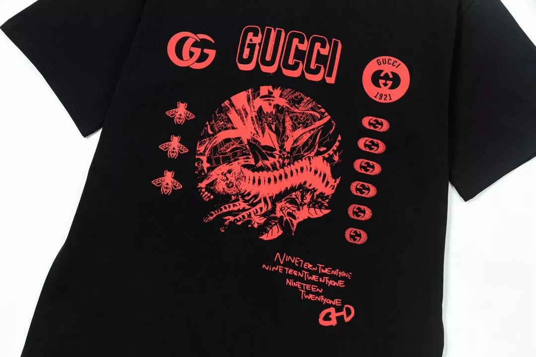 Gucci T-Shirts Short Sleeved For Unisex Unique 7536
