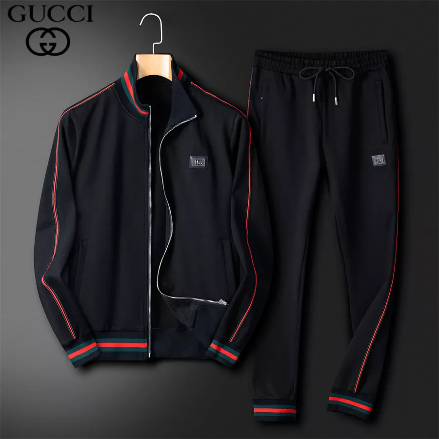 Gucci Tracksuits Long Sleeved For Men Fashionable 3681