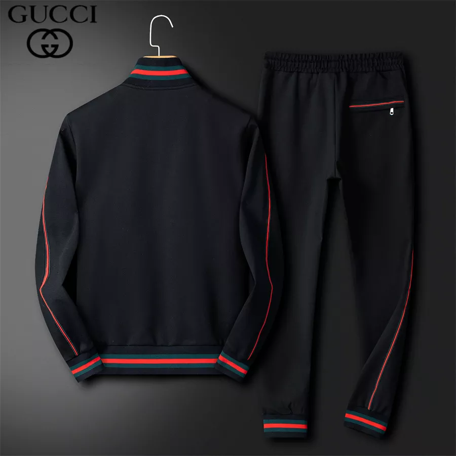 Gucci Tracksuits Long Sleeved For Men Fashionable 3681