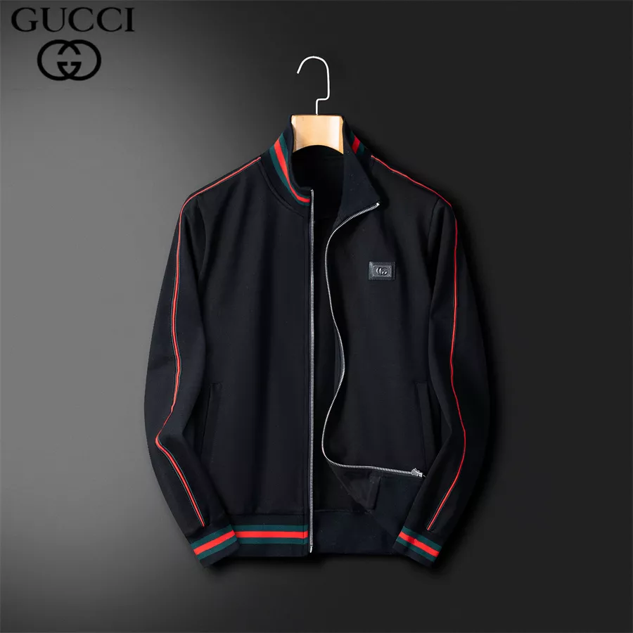 Gucci Tracksuits Long Sleeved For Men Fashionable 3681