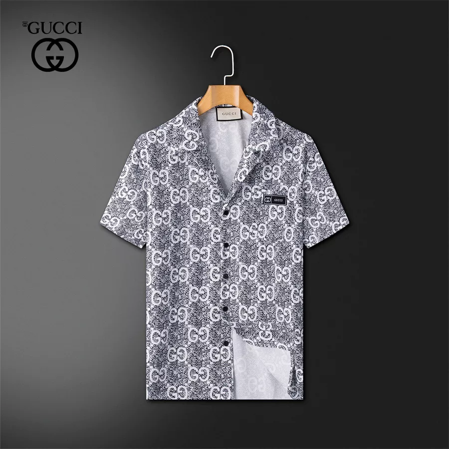 Gucci Tracksuits Short Sleeved For Men Bright 5466