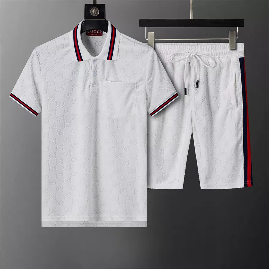 Gucci Tracksuits Short Sleeved For Men Comfortable 6522