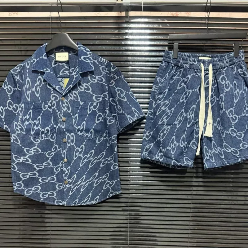 Gucci Tracksuits Short Sleeved For Unisex Vibrant 4213