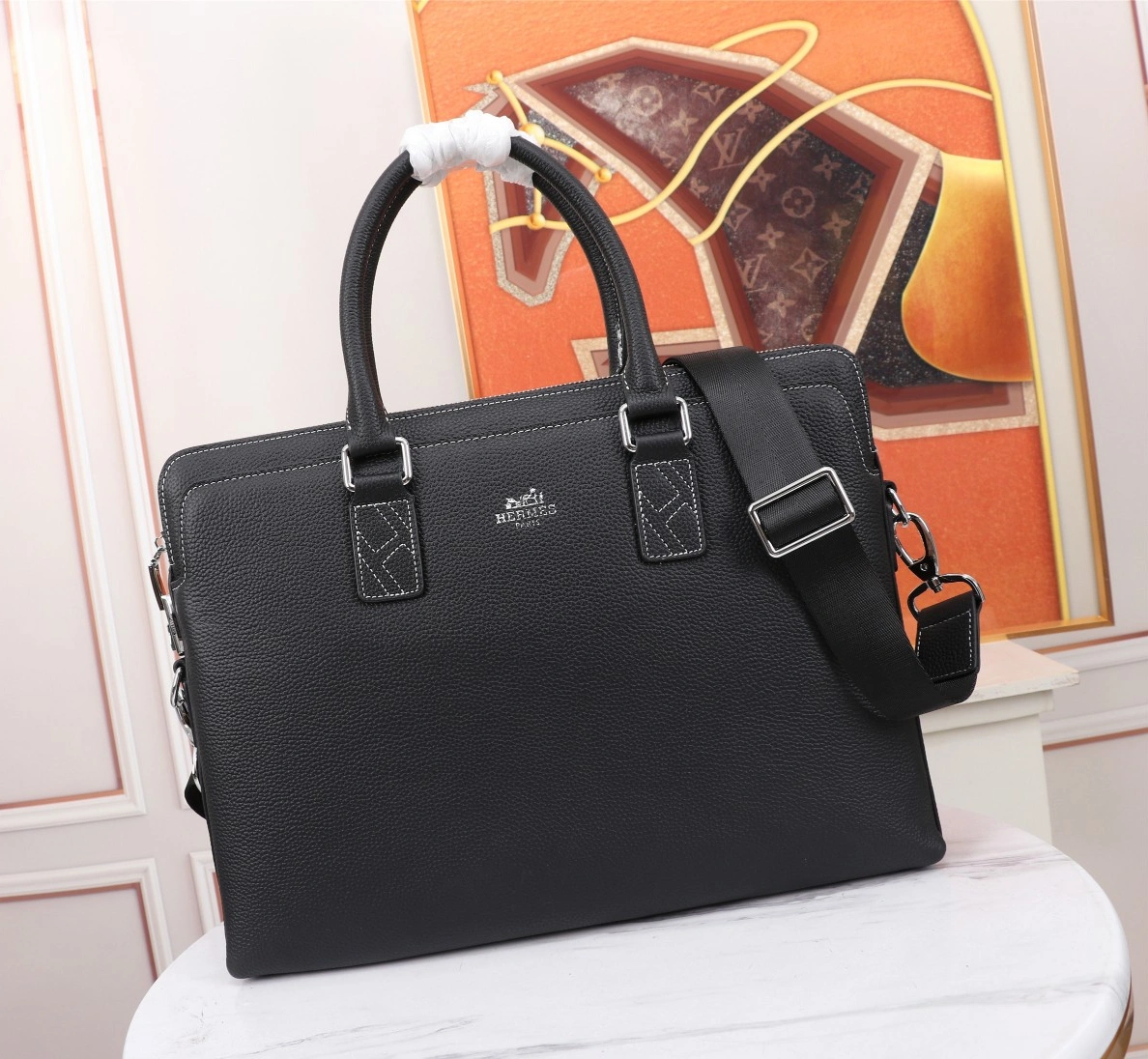 Hermes AAA Man Handbags AllSeason 3265