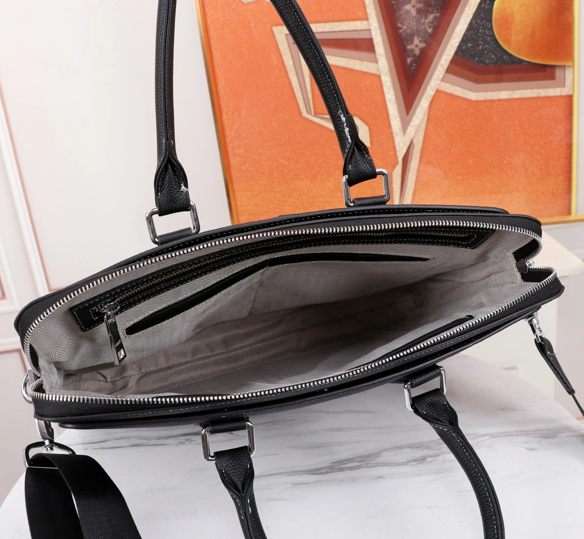 Hermes AAA Man Handbags AllSeason 3265