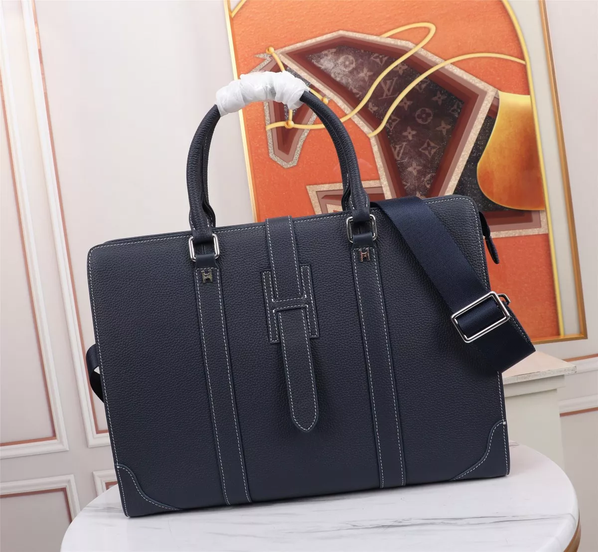 Hermes AAA Man Handbags Popular 5266