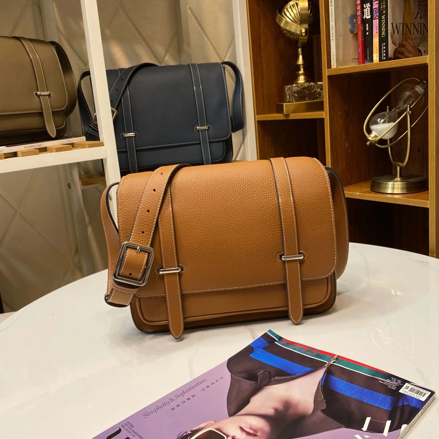 Hermes AAA Man Messenger Bags Classic 9771