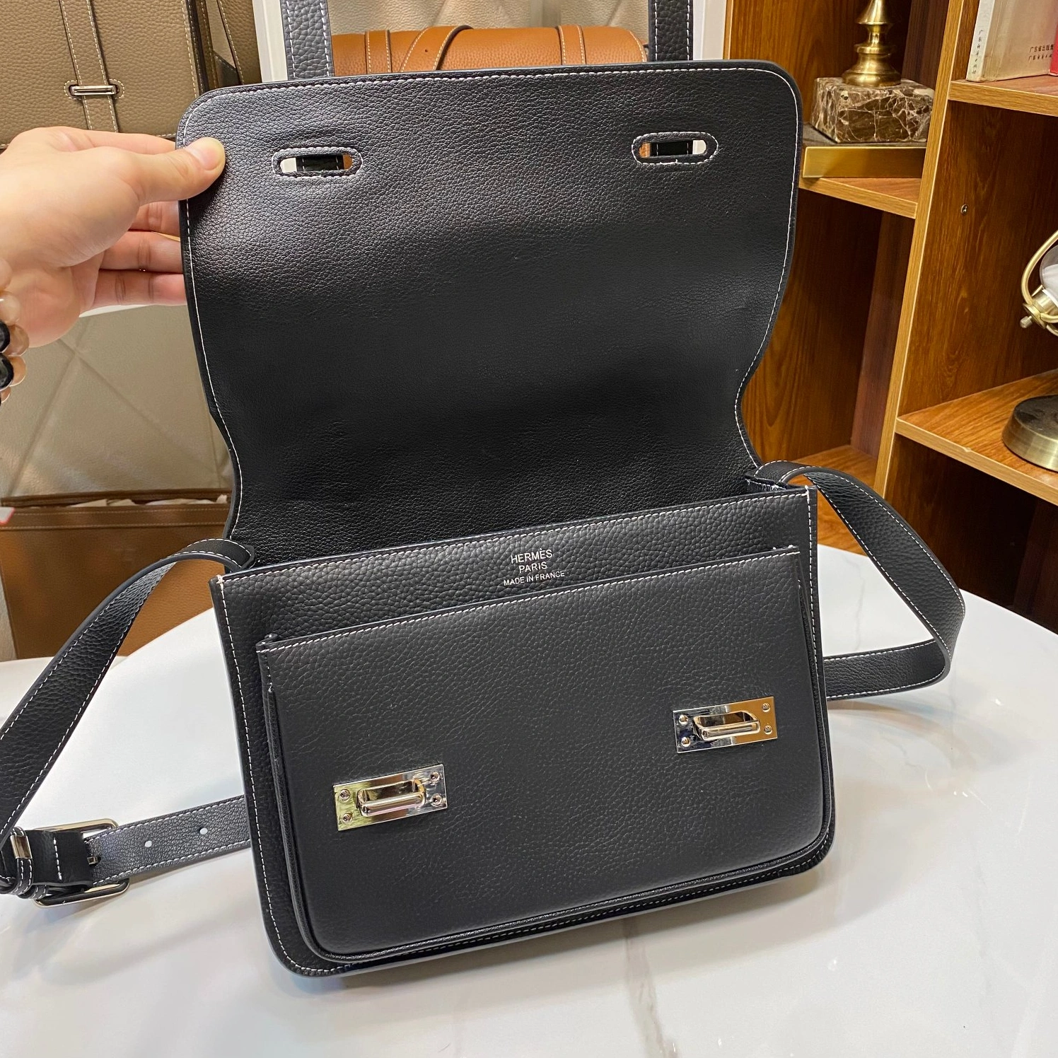 Hermes AAA Man Messenger Bags EasyMatch 4023