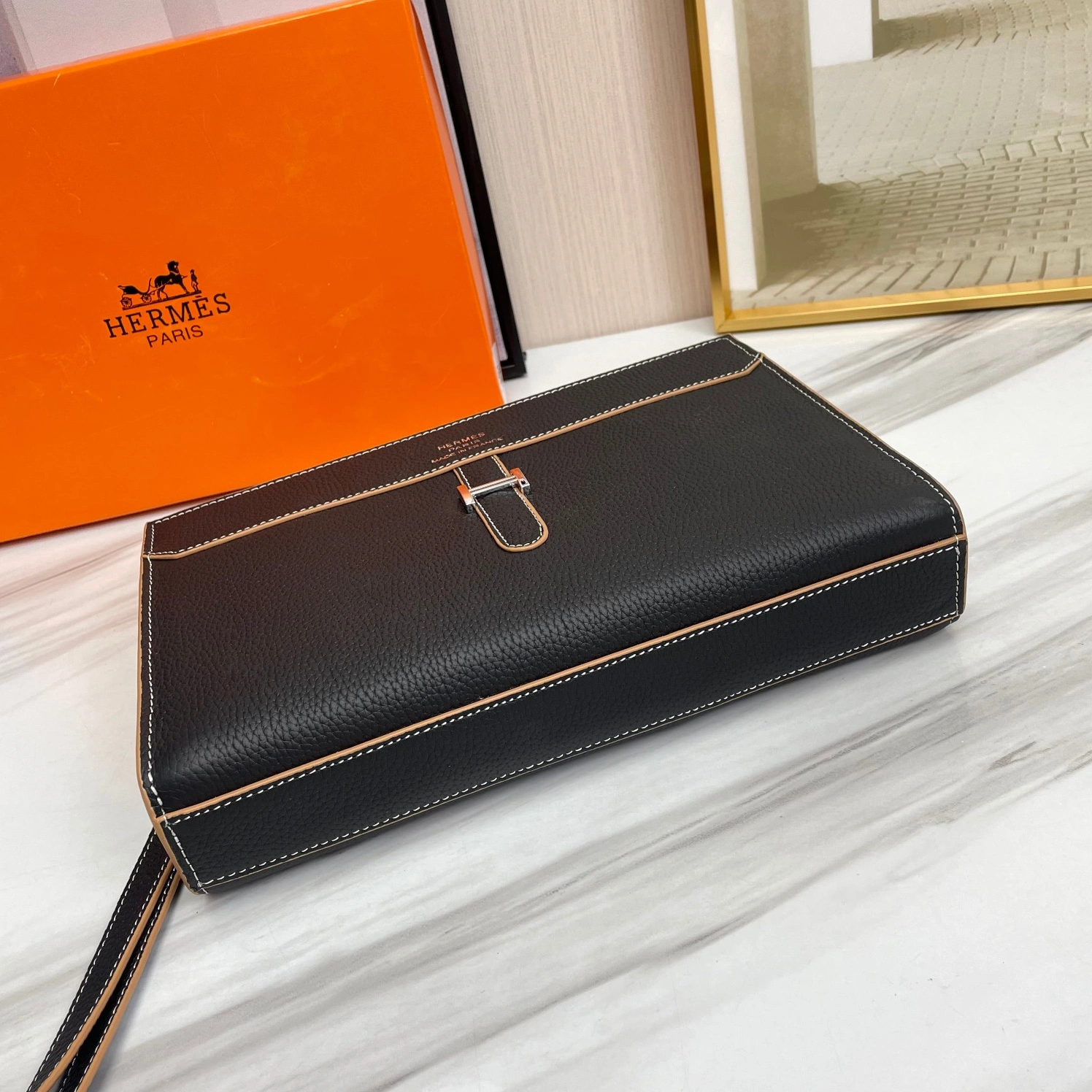Hermes AAA Man Wallets Cozy 6040