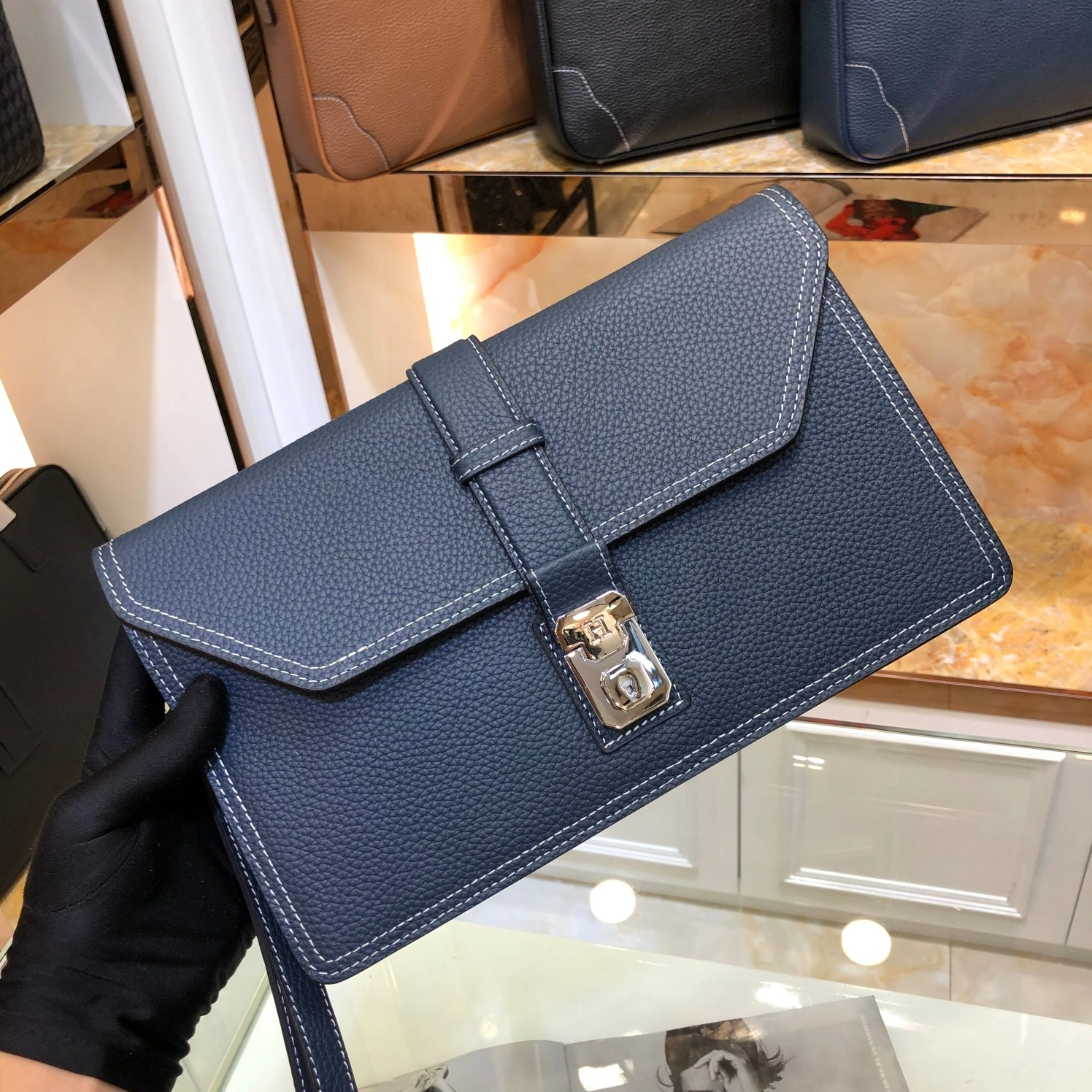 Hermes AAA Man Wallets Durable 3770