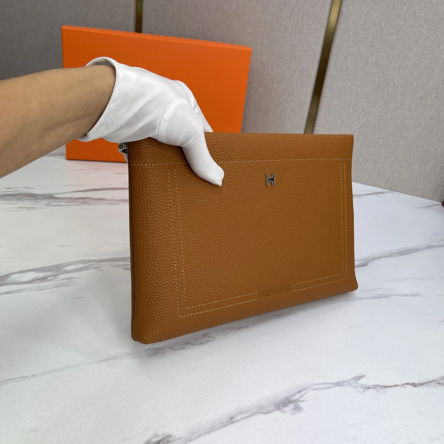 Hermes AAA Man Wallets Sleek 9962