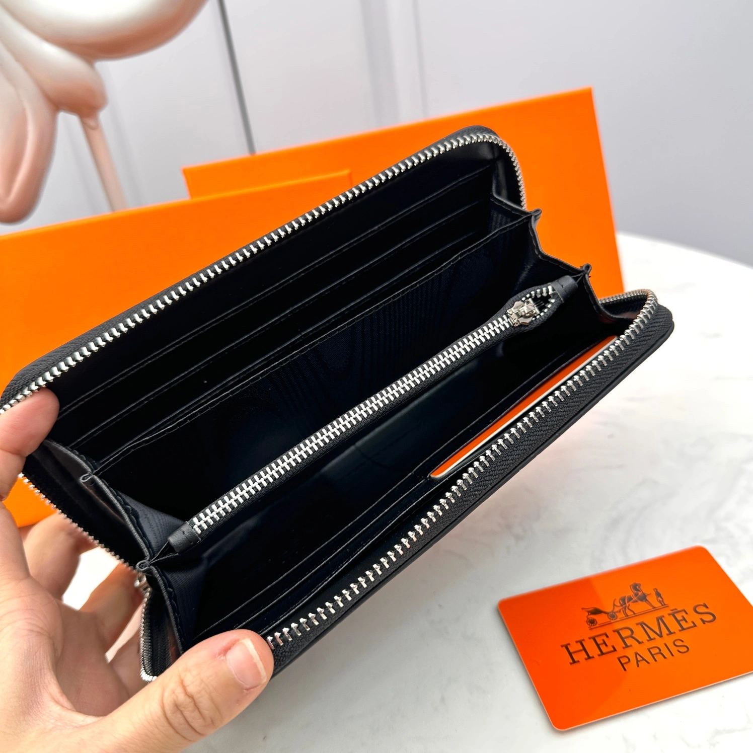 Hermes AAA Man Wallets Trendy 6389