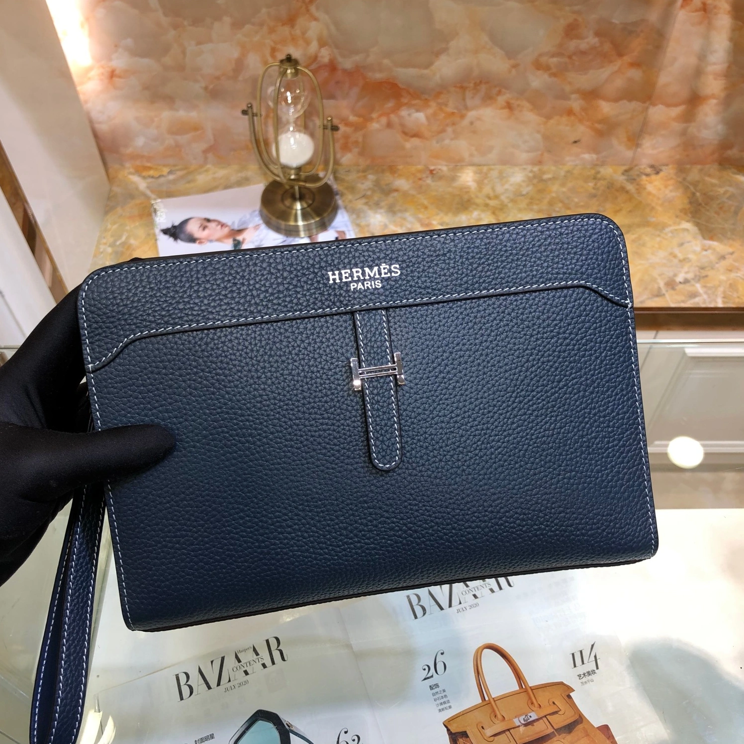 Hermes AAA Man Wallets Unique 7994