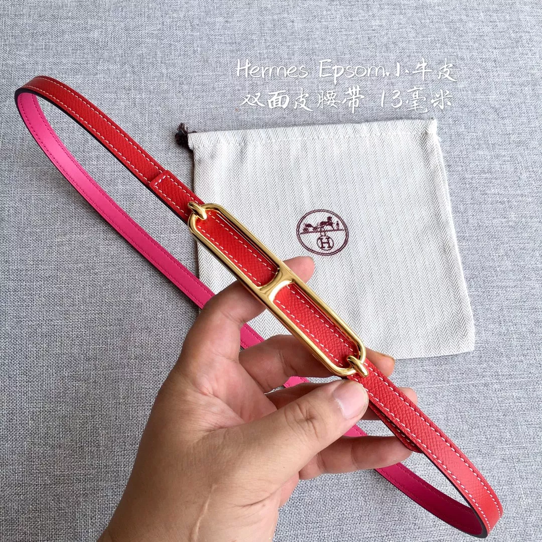 Hermes AAA Quality Belts In 1.3cm For Women Compact 7007