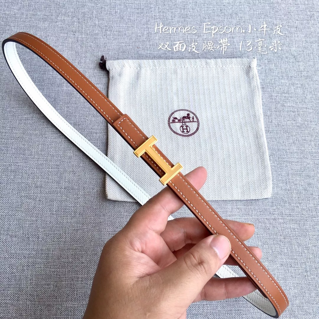 Hermes AAA Quality Belts In 1.3cm For Women DailyWear 9076