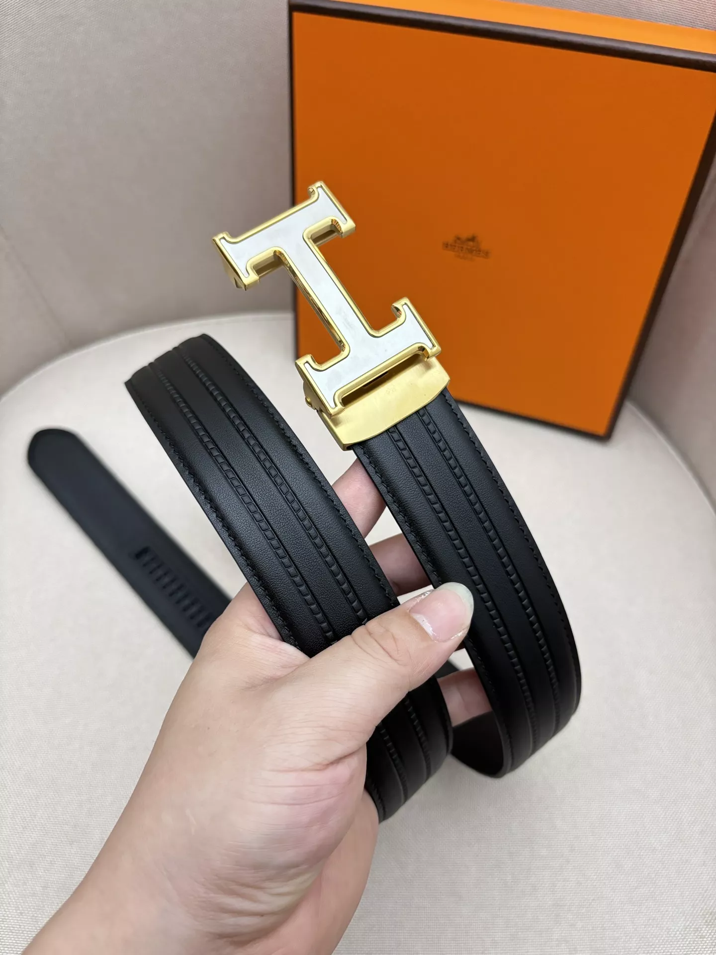 Hermes AAA Quality Belts In 3.5cm For Men EyeCatching 7893