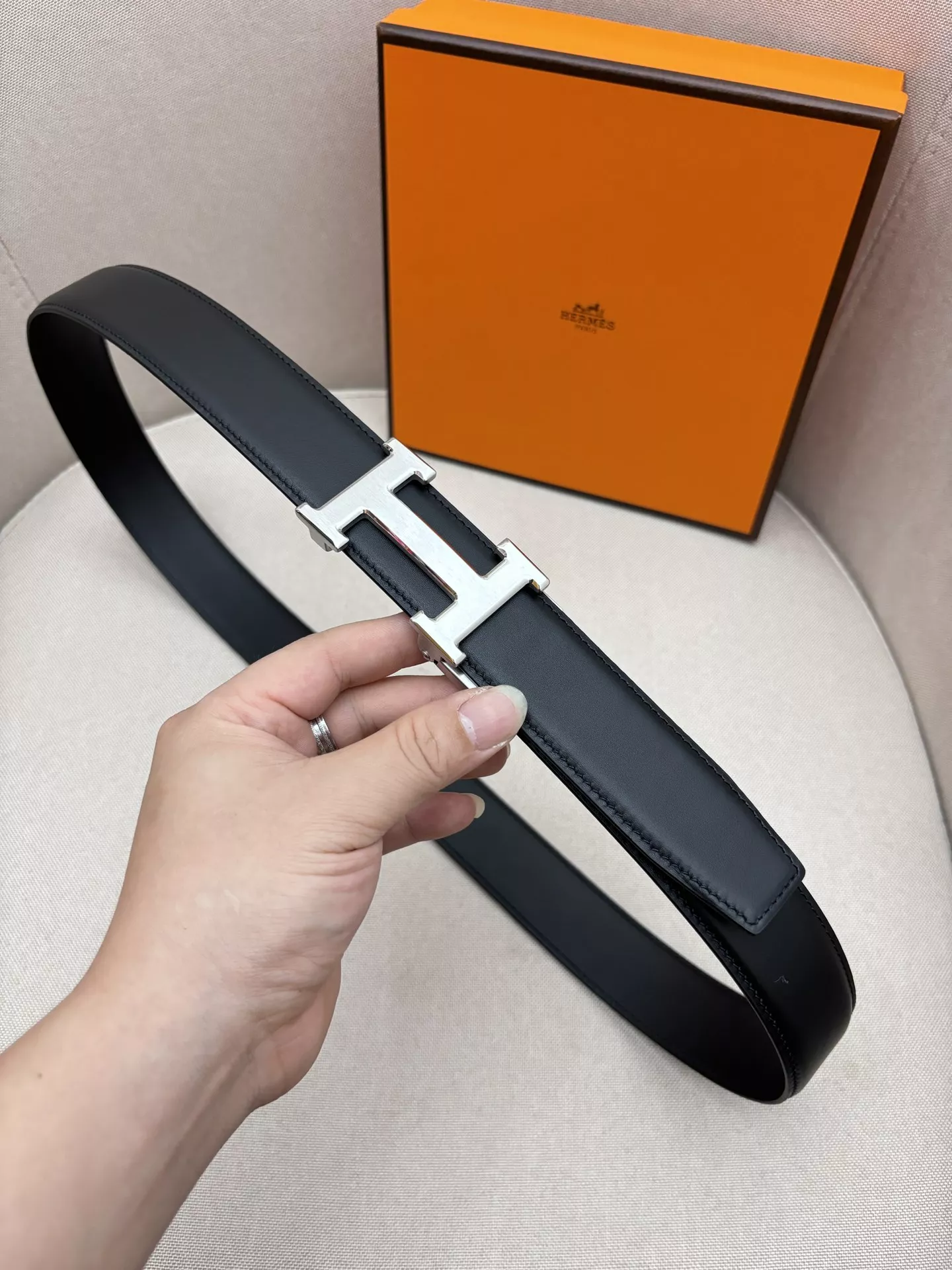 Hermes AAA Quality Belts In 3.5cm For Men Refined 612