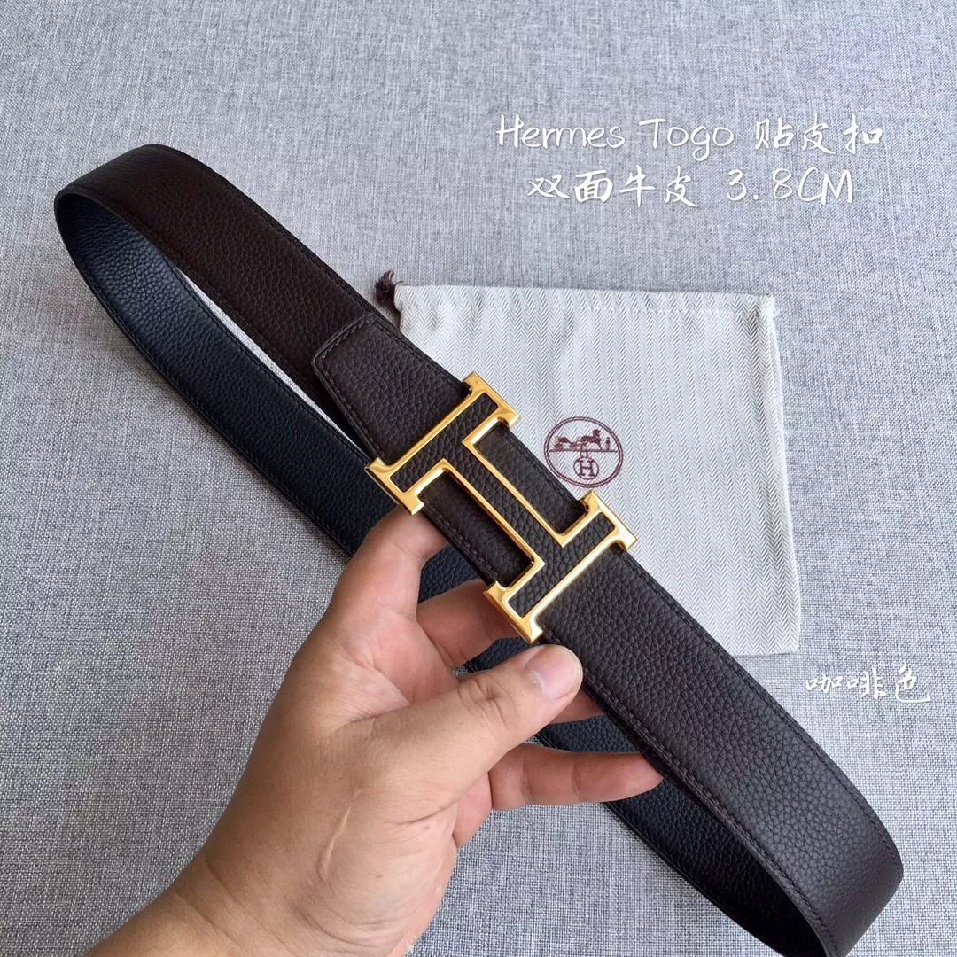 Hermes AAA Quality Belts In 3.8cm For Men AllSeason 3309