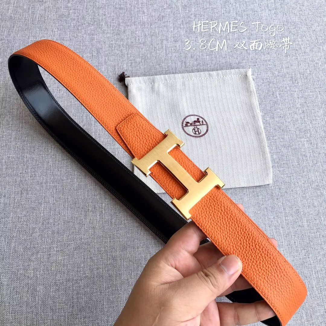 Hermes AAA Quality Belts In 3.8cm For Men Bold 5268