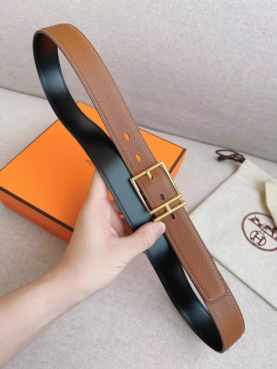 Hermes AAA Quality Belts In 3.8cm For Unisex WellDesigned 583