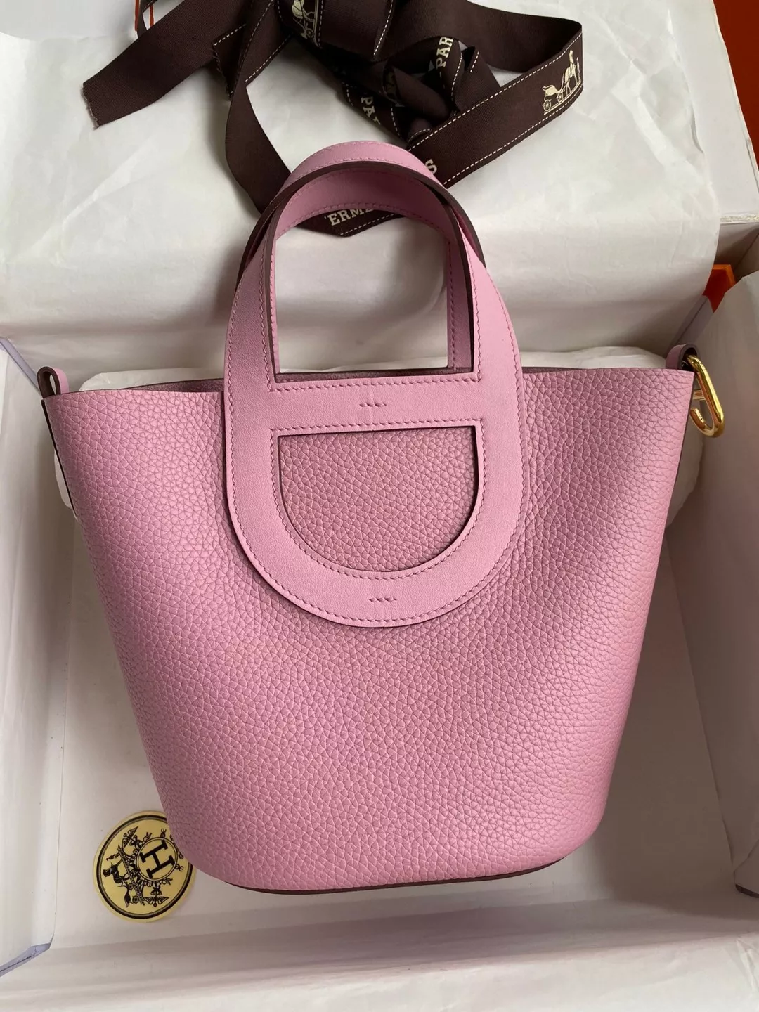 Hermes AAA Quality Handbags In Gold For Women Bright 3795
