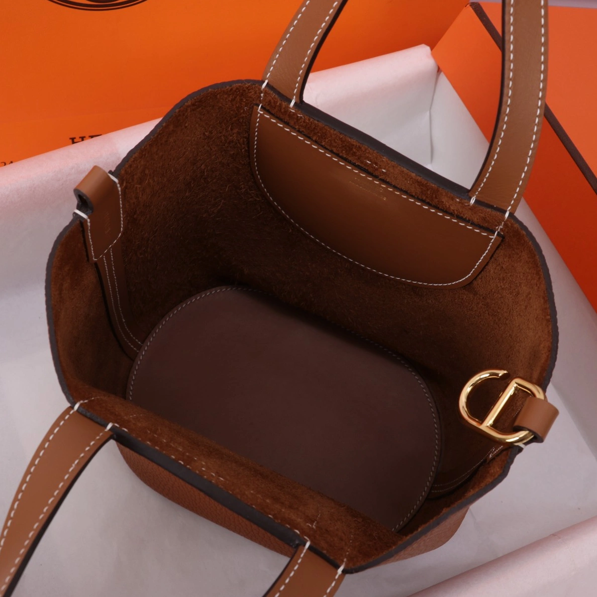 Hermes AAA Quality Handbags In Gold For Women Efficient 8775