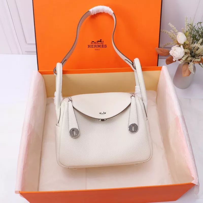 Hermes AAA Quality Handbags In Silver For Women Refined 1617