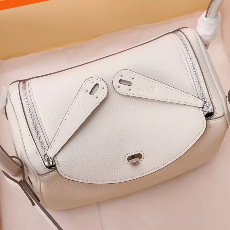 Hermes AAA Quality Handbags In Silver For Women Refined 1617