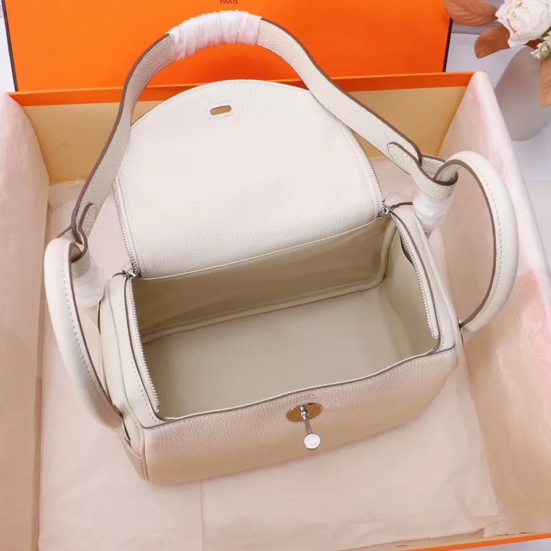 Hermes AAA Quality Handbags In Silver For Women Refined 1617