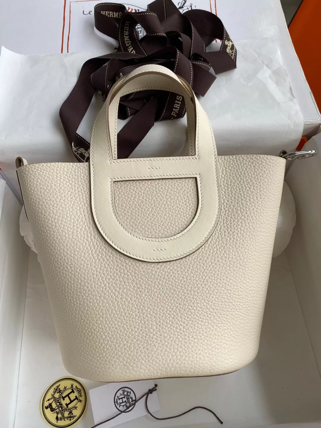 Hermes AAA Quality Handbags In Silver For Women SmartChoice 2568