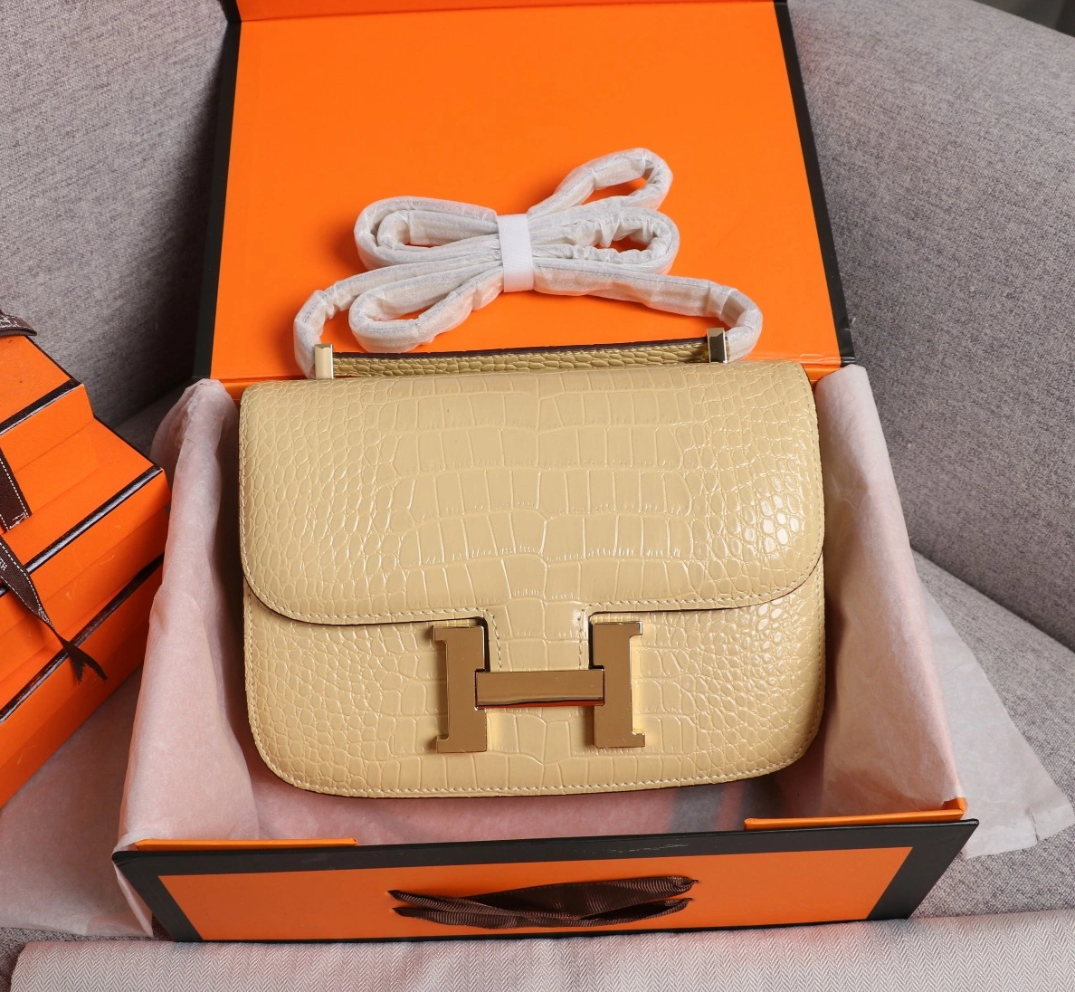 Hermes AAA Quality Messenger Bags For Women Bright 1445