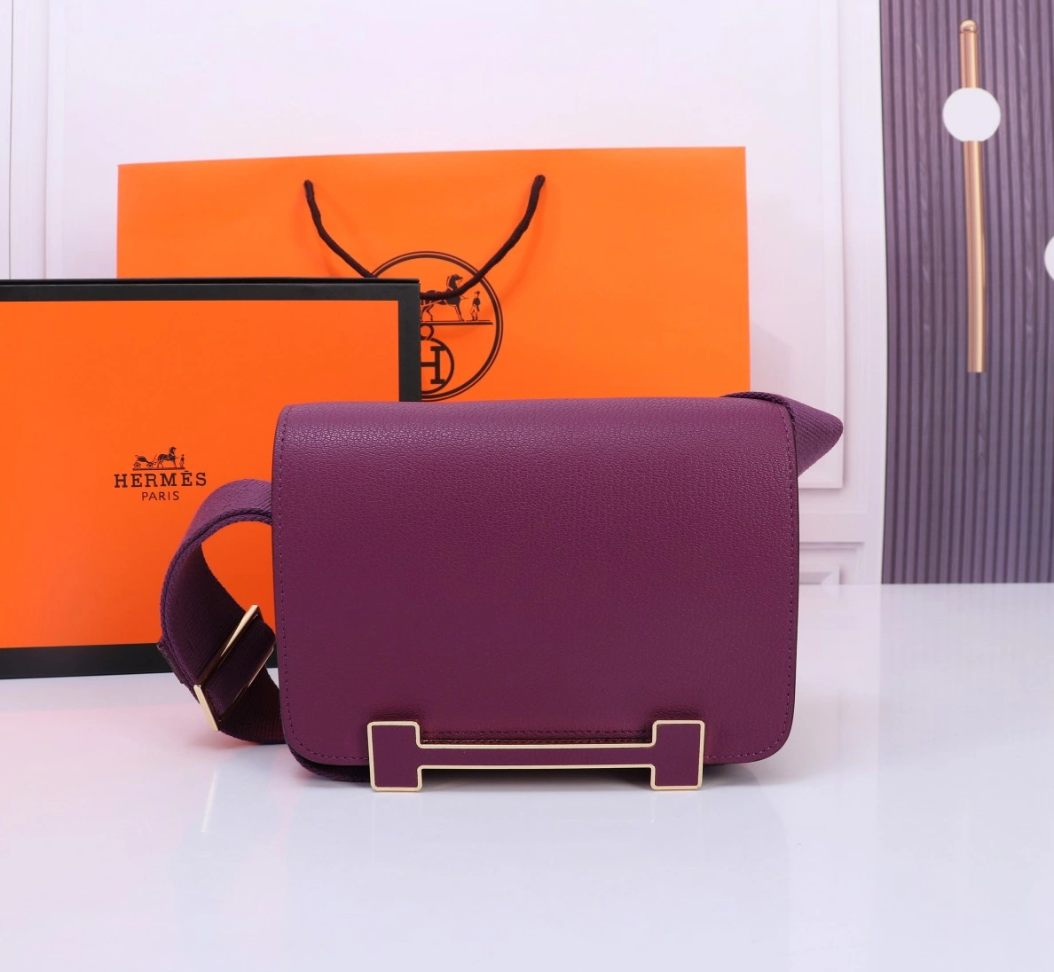 Hermes AAA Quality Messenger Bags For Women Bright 4031