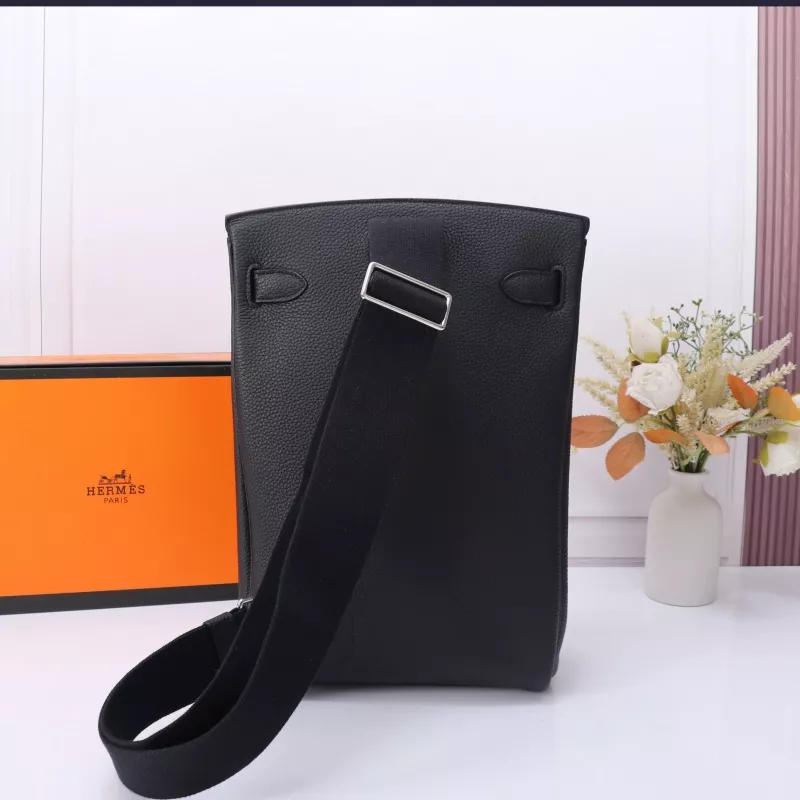 Hermes AAA Quality Messenger Bags In Black For Unisex Bright 9088