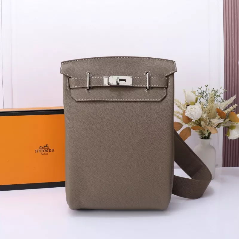 Hermes AAA Quality Messenger Bags In Coffee For Unisex Bold 2121
