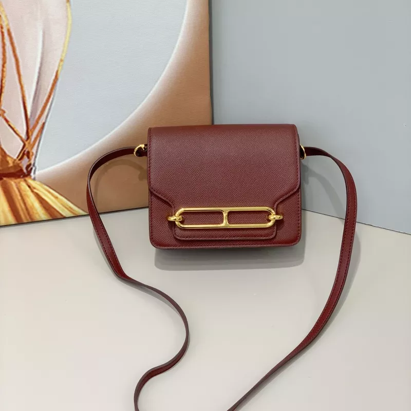 Hermes AAA Quality Messenger Bags In Gold For Women Refined 9646