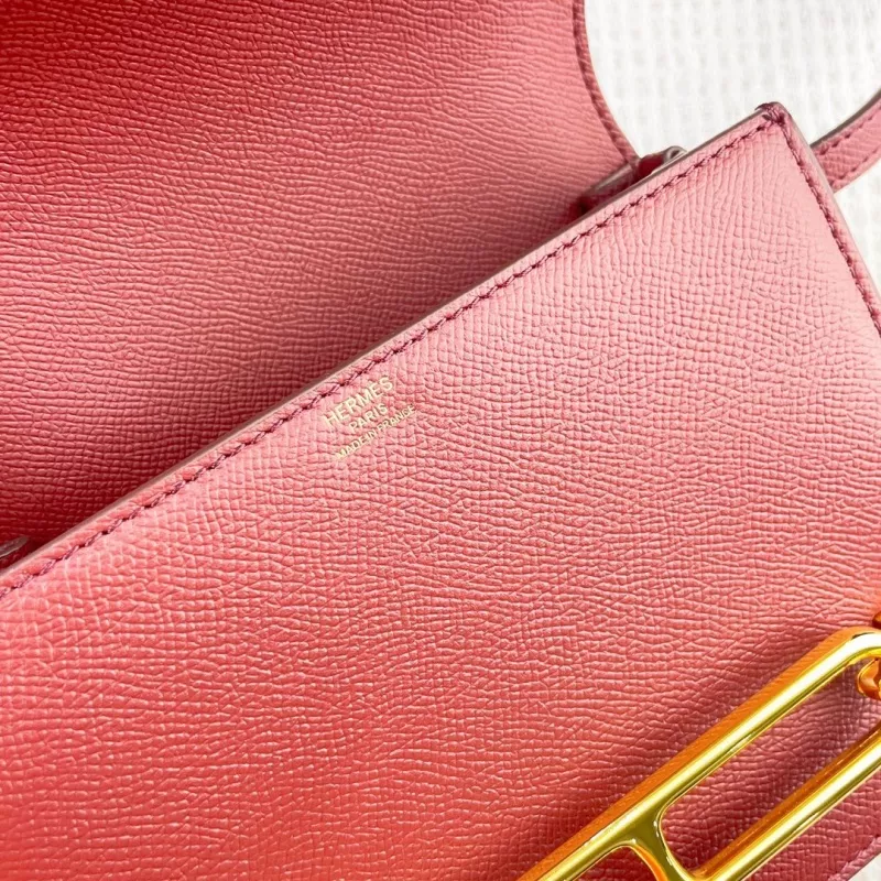 Hermes AAA Quality Messenger Bags In Gold For Women Refined 9646