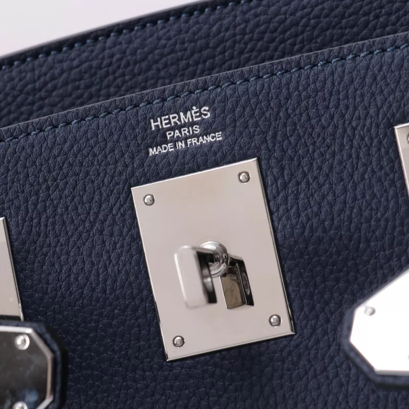Hermes AAA Quality Messenger Bags In Navy For Unisex Trendsetting 2200