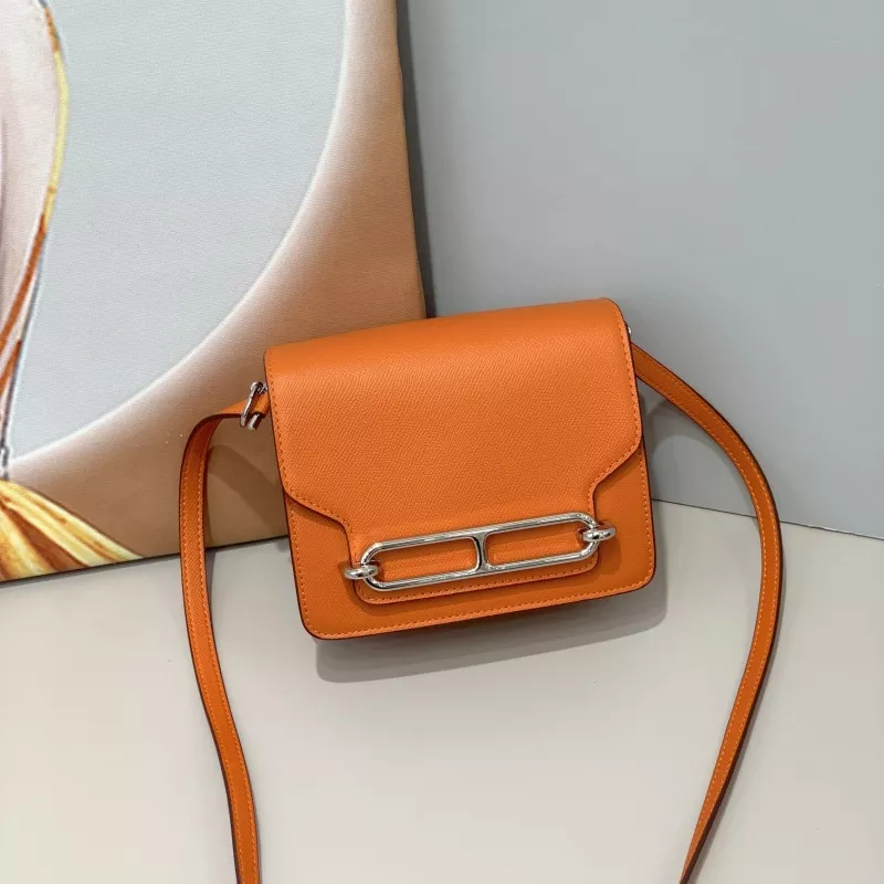 Hermes AAA Quality Messenger Bags In Silver For Women Bold 2739