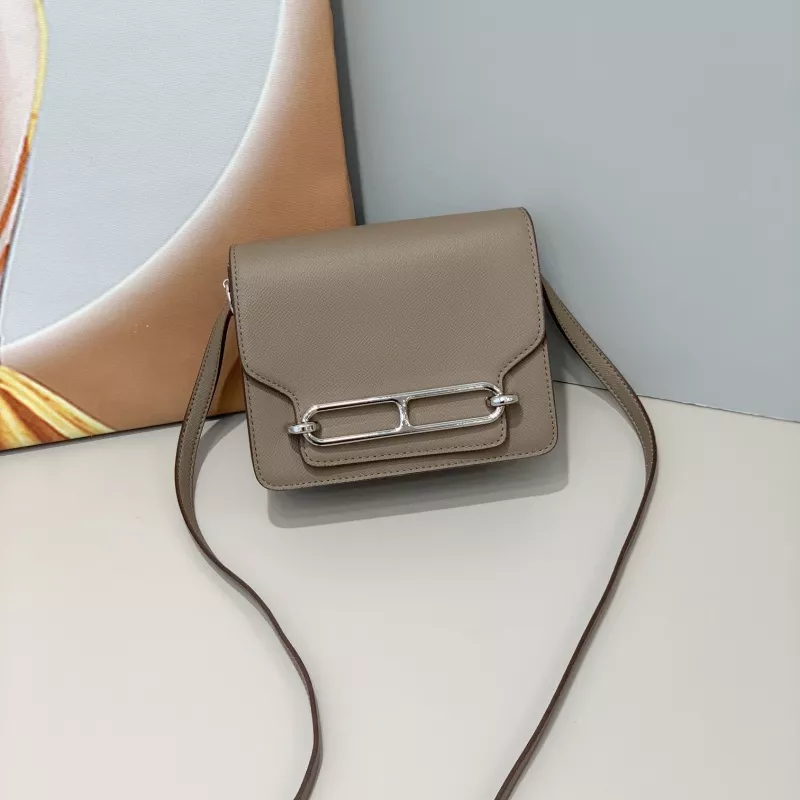 Hermes AAA Quality Messenger Bags In Silver For Women Refined 612