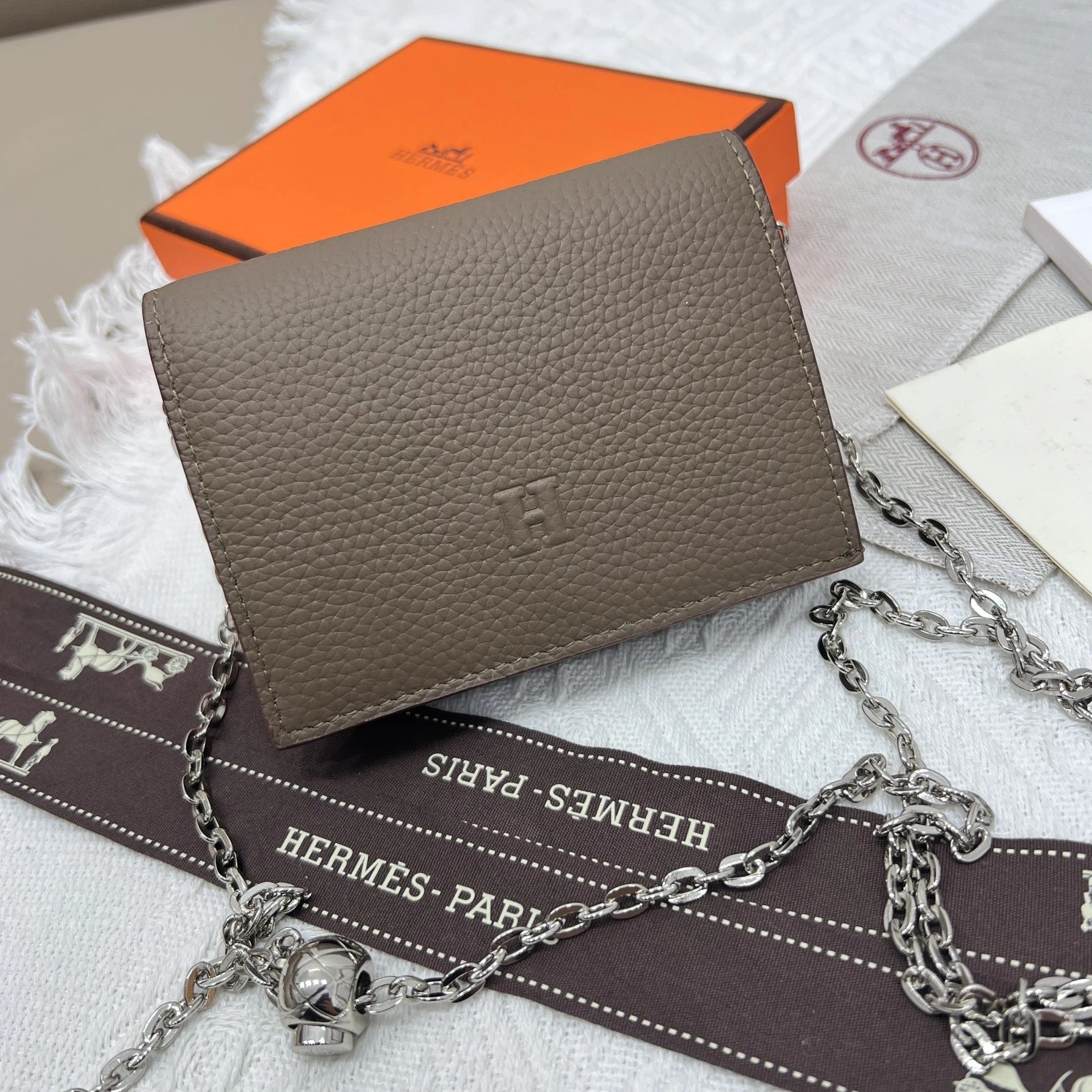 Hermes AAA Quality Wallets Breathable 7854