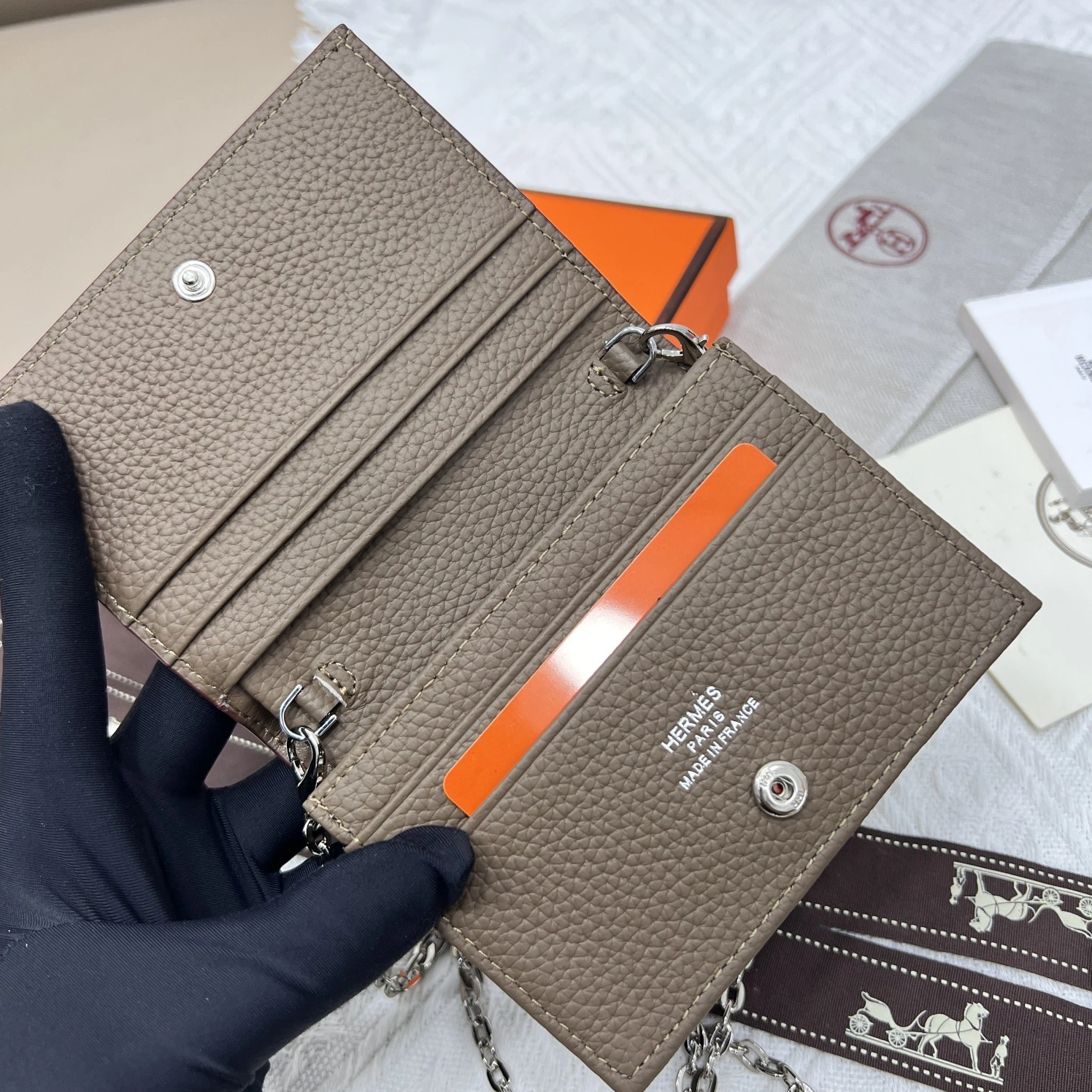 Hermes AAA Quality Wallets Breathable 7854