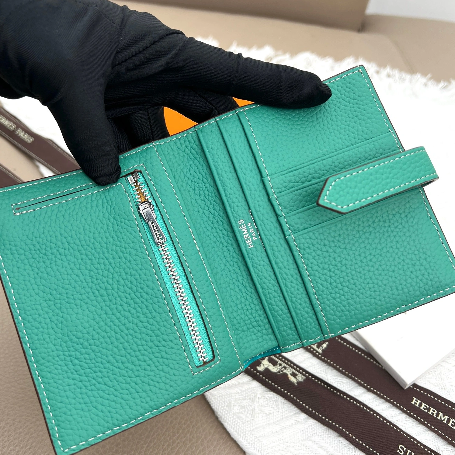 Hermes AAA Quality Wallets Bright 7945