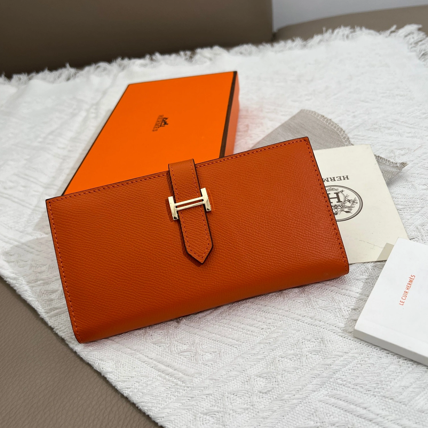 Hermes AAA Quality Wallets Durable 4197