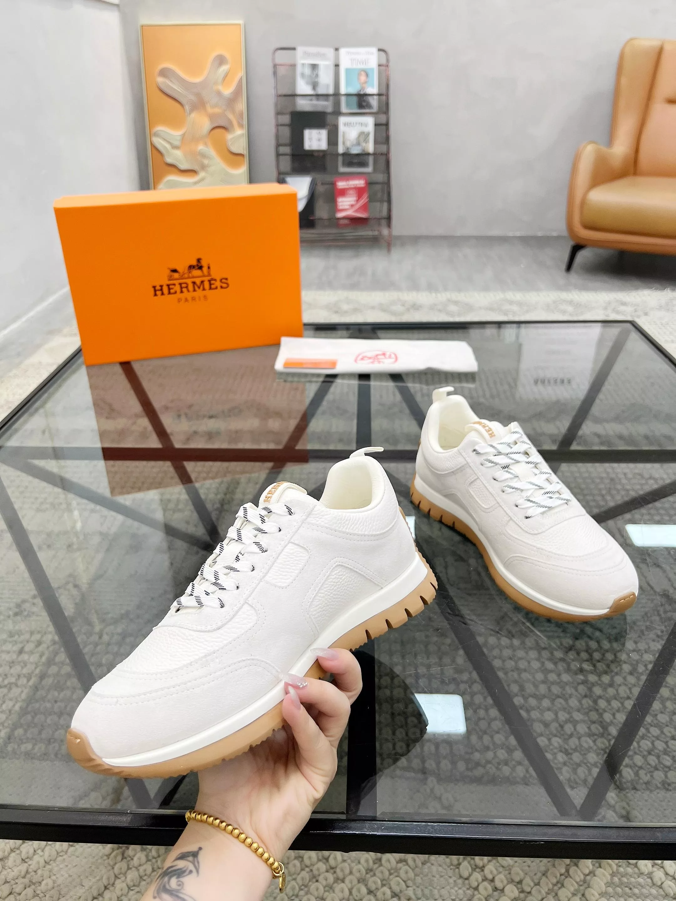 Hermes Casual Shoes For Men AllSeason 2556