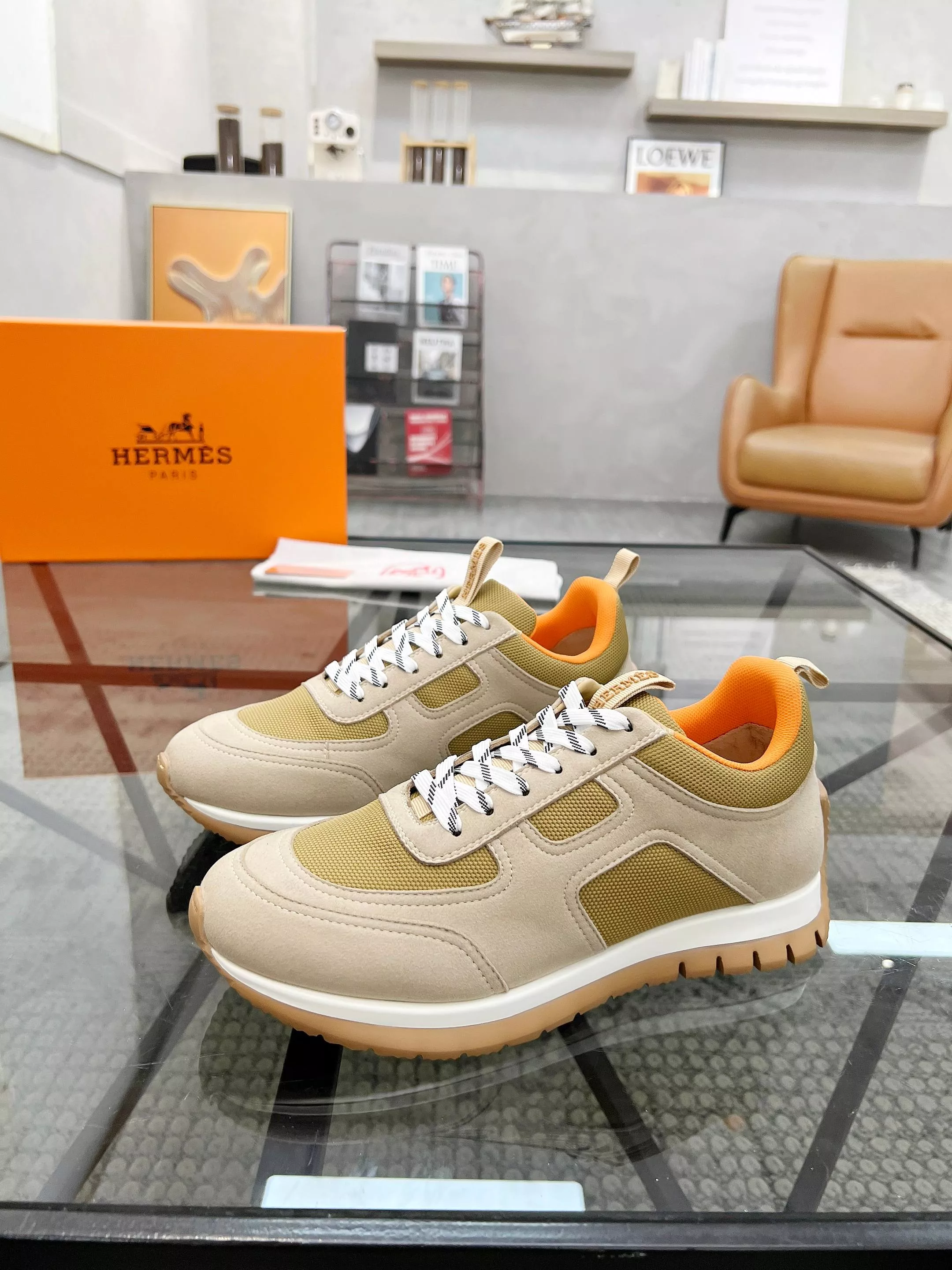Hermes Casual Shoes For Men Bright 2752
