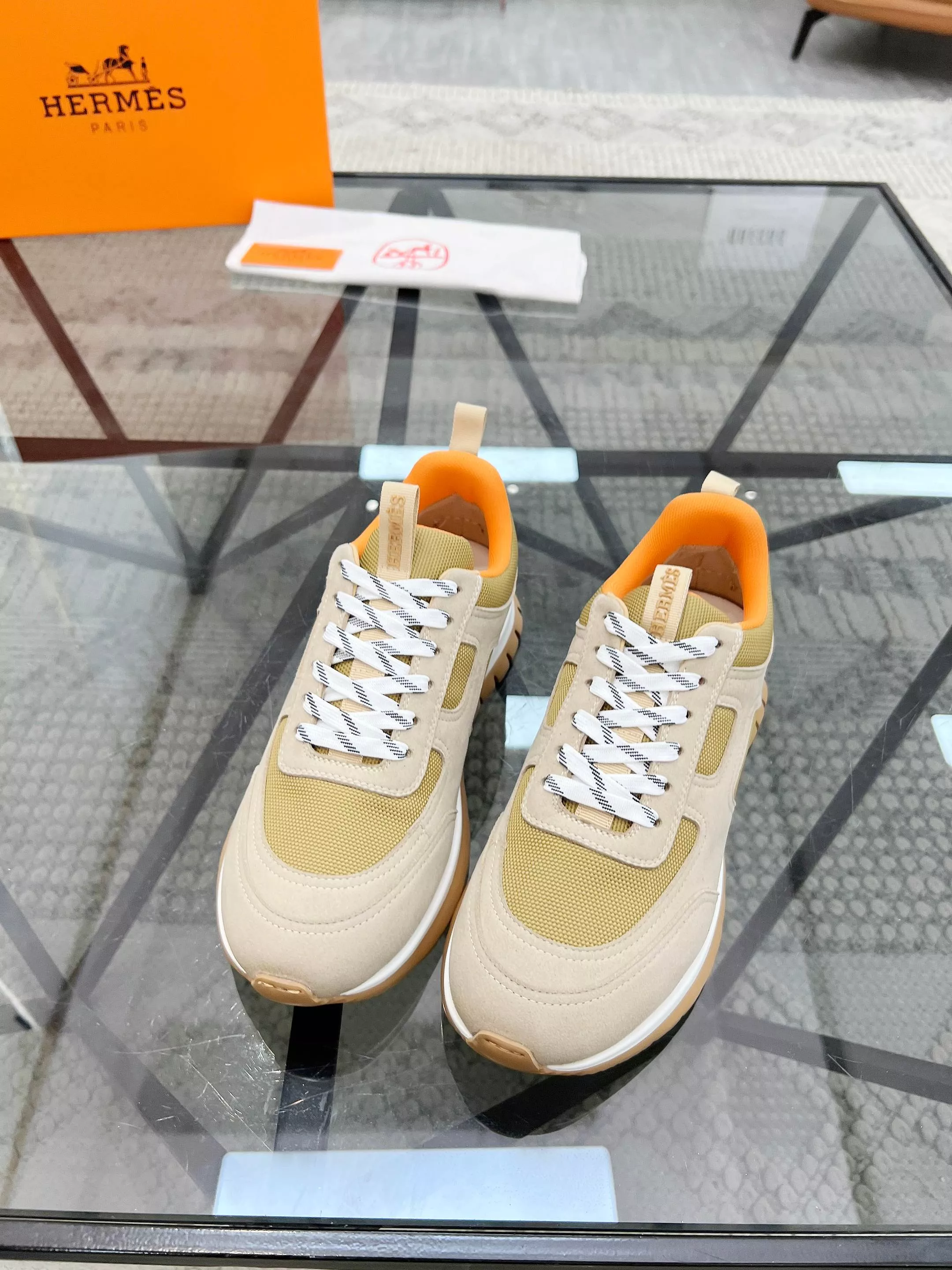 Hermes Casual Shoes For Men Bright 2752